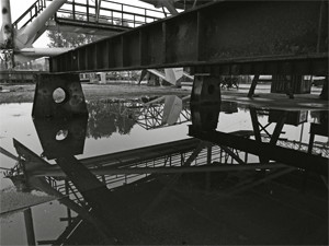 DAMEN Shiprepair spiegeling in het water